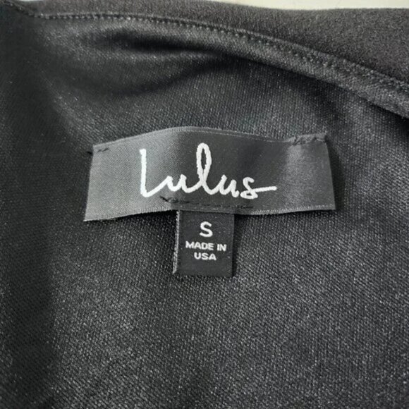 2/$30 Lulu's Black Sleeveless Mini Dress Size S – Chic & Stylish - Picture 3 of 6